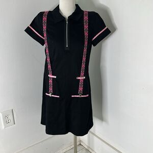 Vintage Lip Service Punk Suspender Black Y2k Dress Size Large